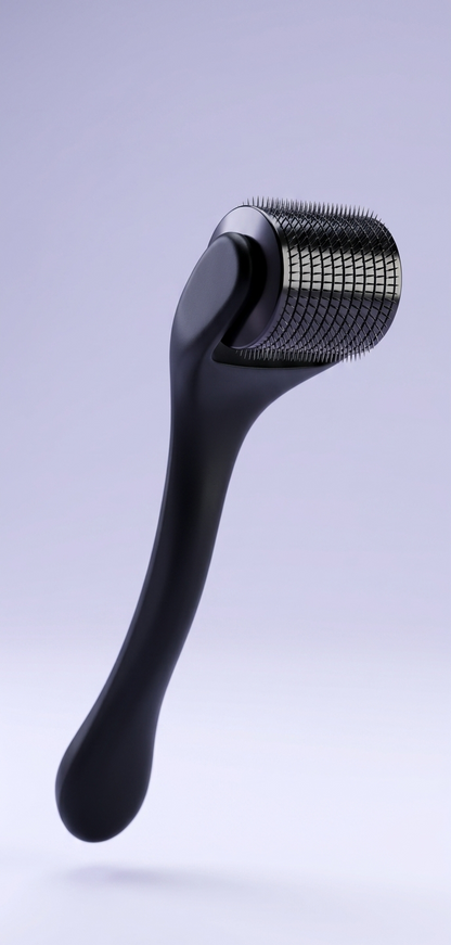 Professional Derma Roller | 540 Titanium Micro-Needles | Deep Scar & Texture Repair | FormMaxer