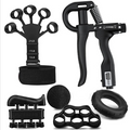 Adjustable Hand Grip Strengthener Kit – Grippers, Finger Exerciser & Grip Strength Tool for Home Workout, Climbing, Gaming & Rehab